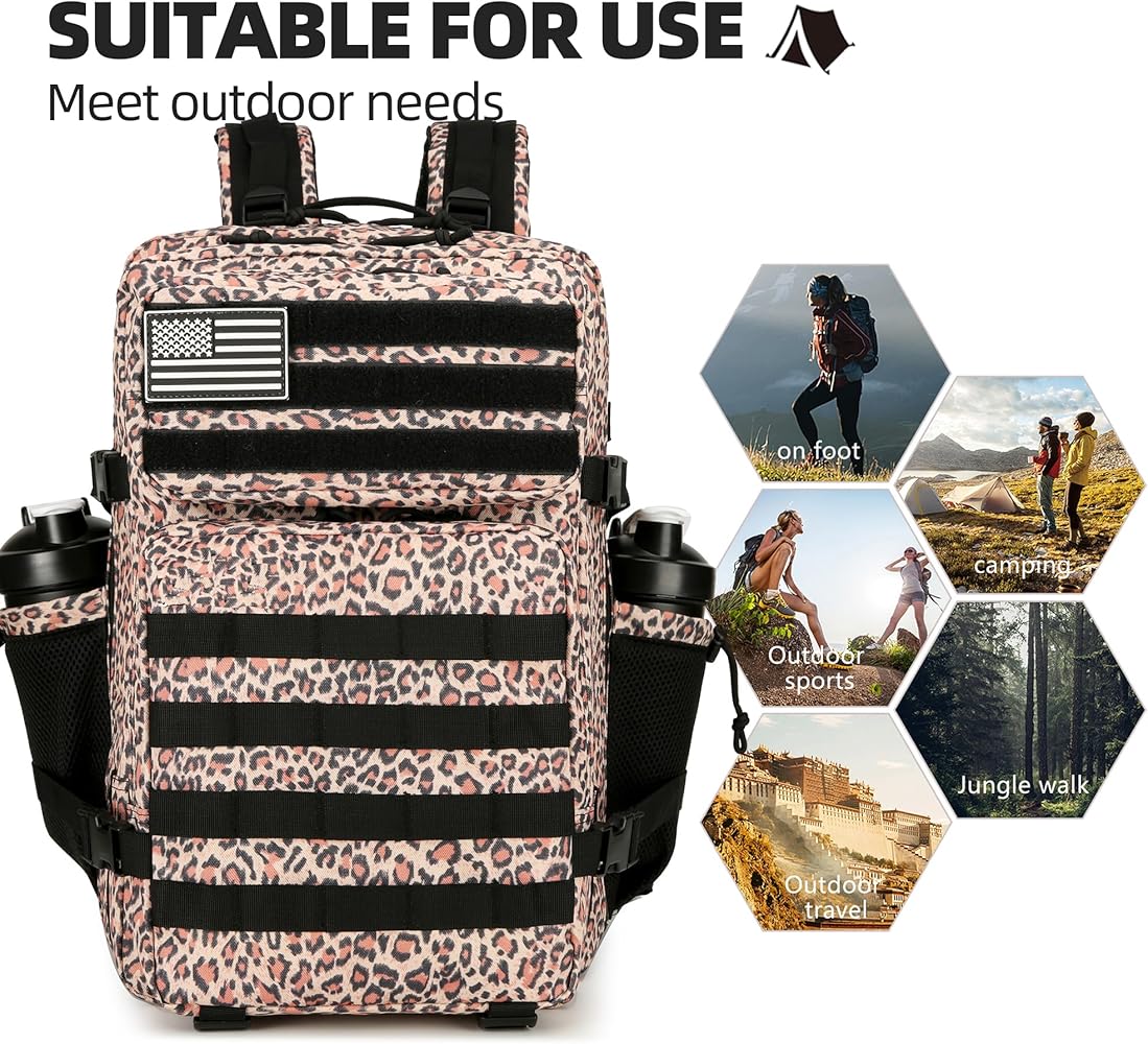 Amazon.co.jp: KXBUNQD 45L ミリタリータクティカルバックパック